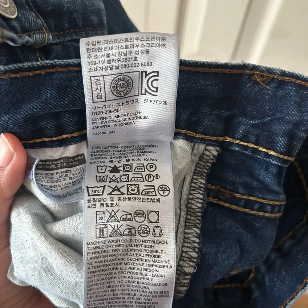 Levi's Blue Straight Jeans Classic Style 511 - Picture 3 of 6